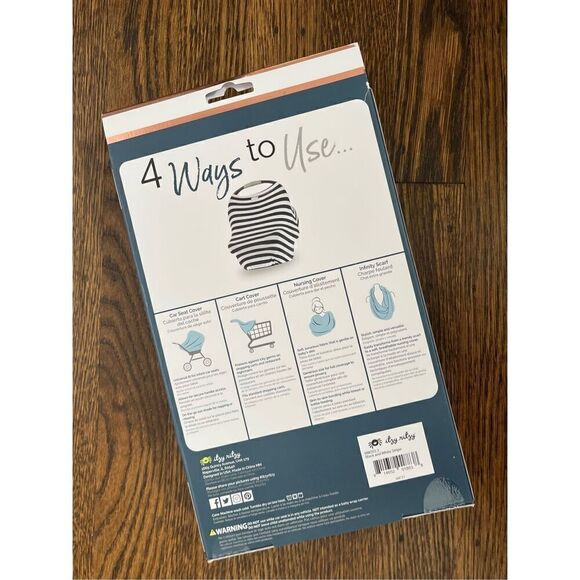 Itzy Ritzy Mom Boss® 4-In-1 Multi-Use Nursing Cover And Scarf NEW - Picture 6 of 6
